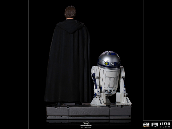 Luke Skywalker, R2-D2 and Grogu Statue 1/4 Legacy Replica, Star Wars: The Mandalorian, 54 cm