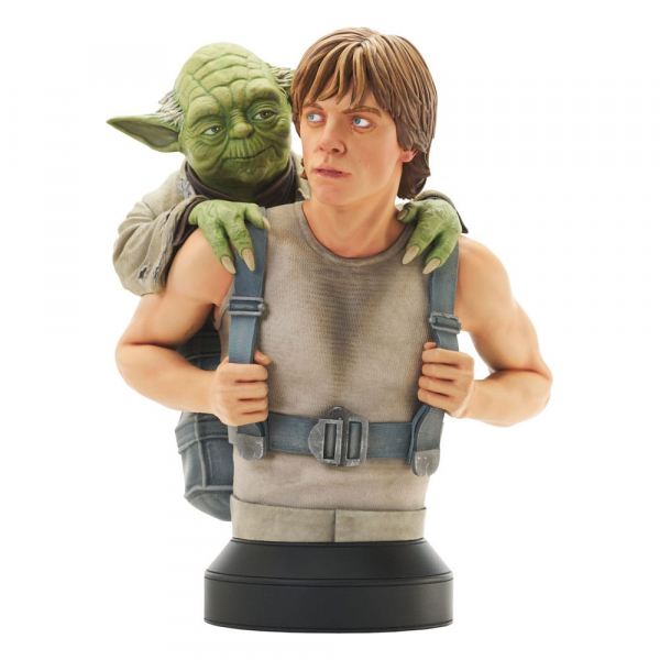 Luke Skywalker with Yoda Büste 1:6, Star Wars: Episode V, 15 cm