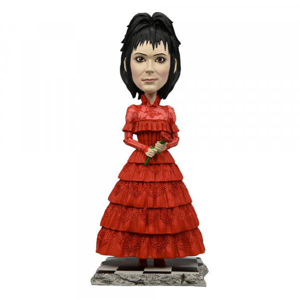 Lydia Deetz (Wedding Dress) Head Knocker Bobble-Head, Beetlejuice Beetlejuice, 20 cm