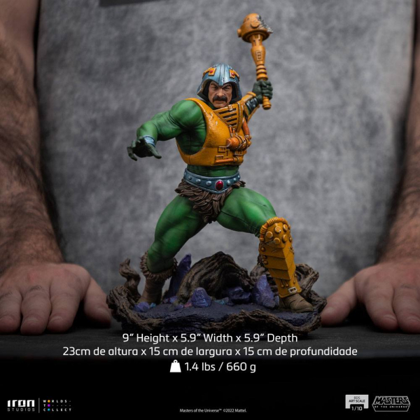 Man-at-Arms Statue Art Scale 1:10 Battle Diorama Series, Masters of the Universe, 23 cm