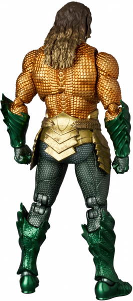 Aquaman (Gold & Green Suit) Action Figure MAFEX, Aquaman and the Lost Kingdom, 16 cm