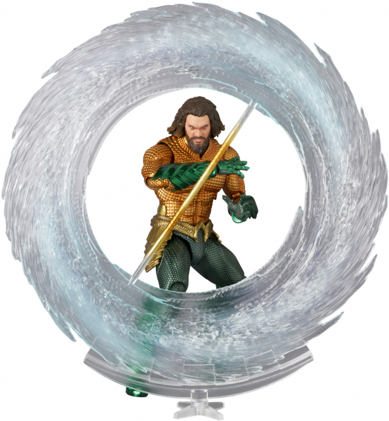 Aquaman (Gold & Green Suit) Action Figure MAFEX, Aquaman and the Lost Kingdom, 16 cm