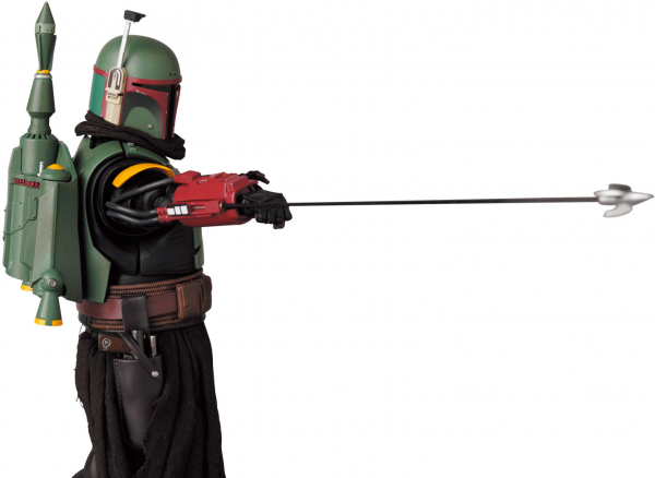 Boba Fett (Recovered Armor) Actionfigur MAFEX, Star Wars: The Mandalorian, 16 cm