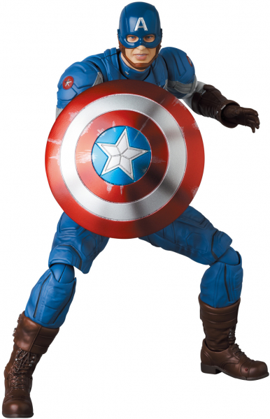 Captain America (Classic Suit) Action Figure MAFEX, Captain America: The Winter Soldier, 16 cm