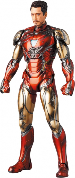 Iron Man Mark 85 (Battle Damage) Action Figure MAFEX, Avengers: Endgame, 16 cm