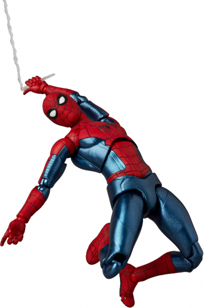 Spider-Man (New Red & Blue Suit) Actionfigur MAFEX, Spider-Man: No Way Home, 15 cm