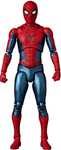 Spider-Man (New Red & Blue Suit) Action Figure MAFEX, Spider-Man: No Way Home, 15 cm