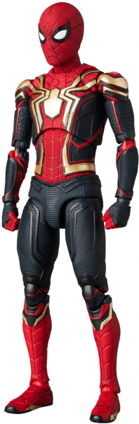 Spider-Man (Integrated Suit) Action Figure MAFEX, Spider-Man: No Way Home, 15 cm