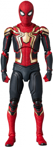 Spider-Man (Integrated Suit) Actionfigur MAFEX, Spider-Man: No Way Home, 15 cm