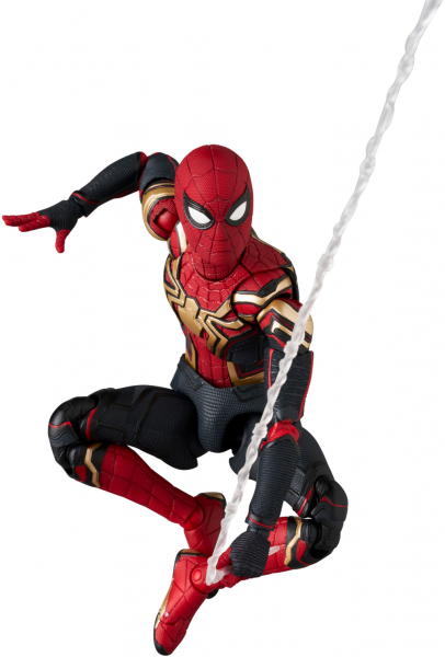 Spider-Man (Integrated Suit) Action Figure MAFEX, Spider-Man: No Way Home, 15 cm