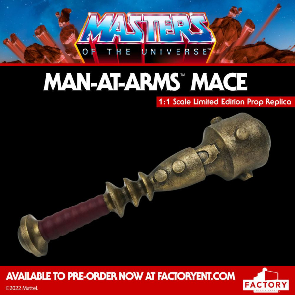 Man-at-Arms Mace 1/1 Replica, Masters of the Universe, 51 cm