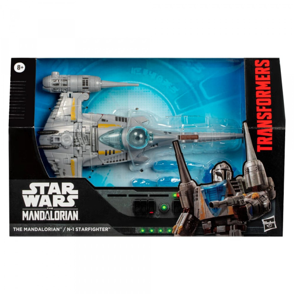 The Mandalorian / N-1 Starfighter Action Figure, Star Wars x Transformers, 19 cm