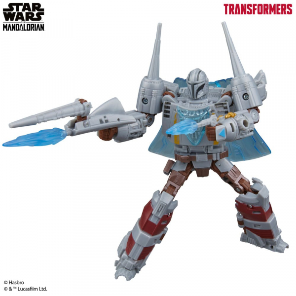 The Mandalorian / N-1 Starfighter Actionfigur, Star Wars x Transformers, 19 cm