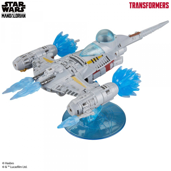 The Mandalorian / N-1 Starfighter Action Figure, Star Wars x Transformers, 19 cm