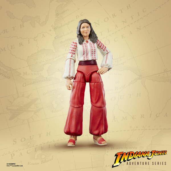 Marion Ravenwood Action Figure Indiana Jones Adventure Series, Raiders of the Lost Ark, 15 cm