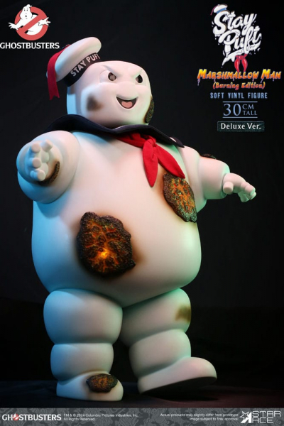 Stay Puft Marshmallow Man (Burning Edition) Vinyl Figure Deluxe Version, Ghostbusters, 30 cm