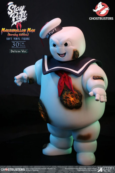 Stay Puft Marshmallow Man (Burning Edition) Vinyl Figure Deluxe Version, Ghostbusters, 30 cm