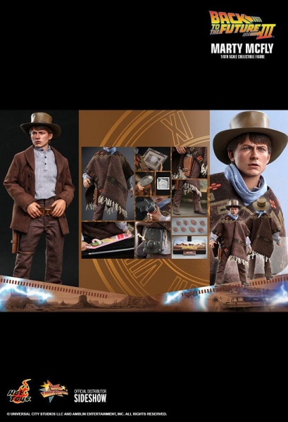 Marty McFly Actionfigur 1:6 Movie Masterpiece Series, Zurück in die Zukunft III, 28 cm