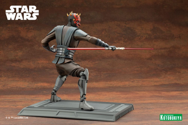 Darth Maul Statue 1:7 ArtFX, Star Wars: The Clone Wars, 26 cm