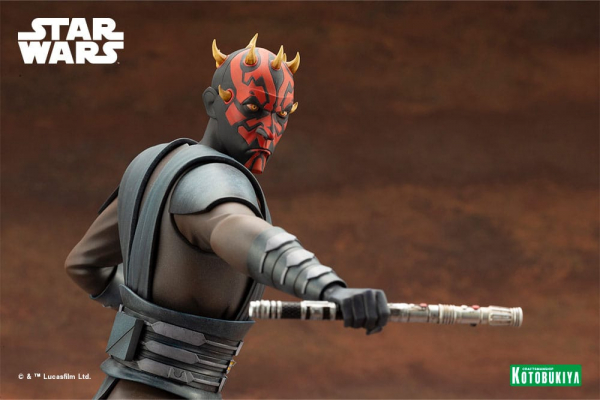 Darth Maul Statue 1:7 ArtFX, Star Wars: The Clone Wars, 26 cm