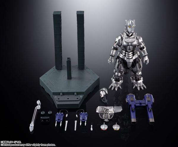 GX-103 Type-3 Multi-Purpose-Fighting System Kiryu Actionfigur Soul of Chogokin, Godzilla against Mechagodzilla (2002), 23 cm