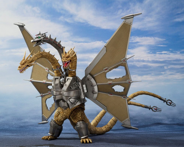 Mecha Ghidorah (Shinjuku Decisive Battle Special Set) Actionfigur S.H.MonsterArts, Godzilla - Duell der Megasaurier (1991), 25 cm