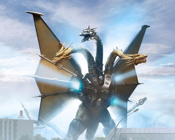 Mecha Ghidorah (Shinjuku Decisive Battle Special Set) Actionfigur S.H.MonsterArts, Godzilla - Duell der Megasaurier (1991), 25 cm