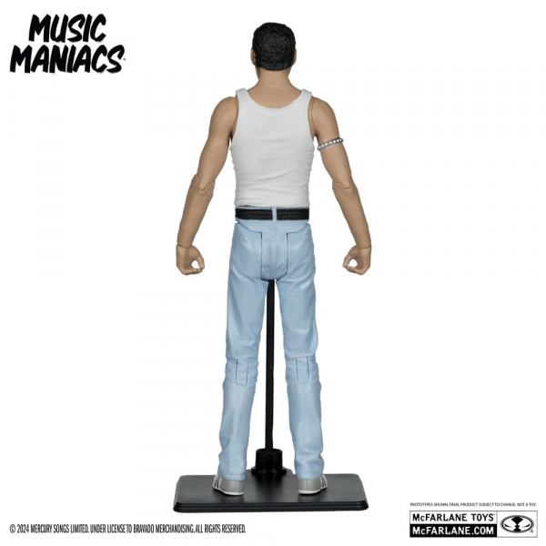 Freddie Mercury Actionfigur Music Maniacs Rock, 15 cm