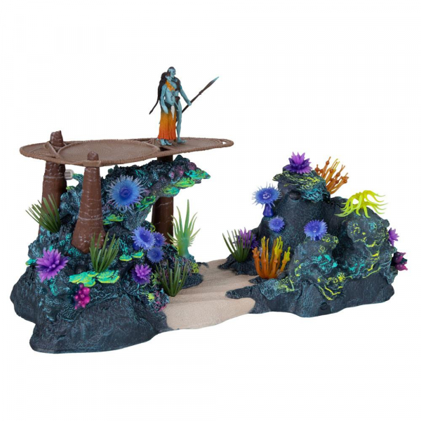 Metkayina Reef with Tonowari and Ronal Playset World of Pandora, Avatar: The Way of Water