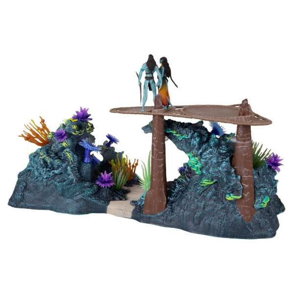 Metkayina Reef with Tonowari and Ronal Playset World of Pandora, Avatar: The Way of Water