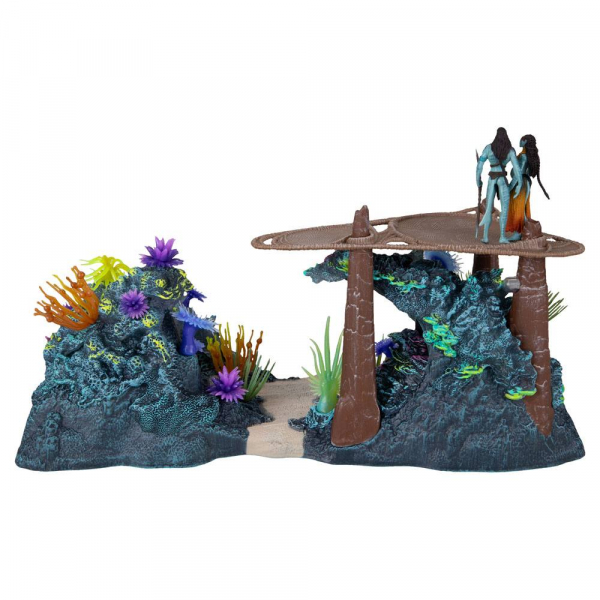 Metkayina Reef with Tonowari and Ronal Playset World of Pandora, Avatar: The Way of Water