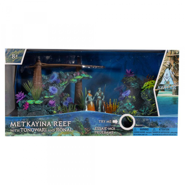 Metkayina Reef with Tonowari and Ronal Playset World of Pandora, Avatar: The Way of Water