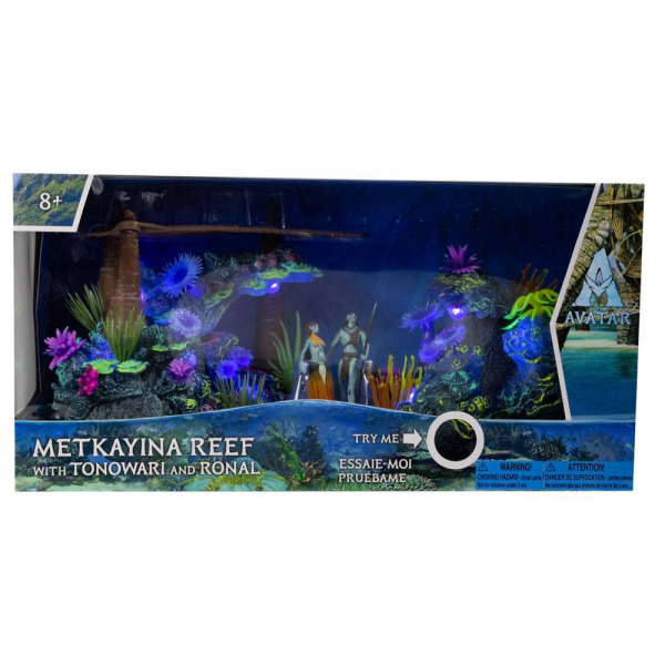 Metkayina Reef with Tonowari and Ronal Playset World of Pandora, Avatar: The Way of Water