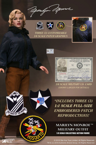 Marilyn Monroe Military Outfit