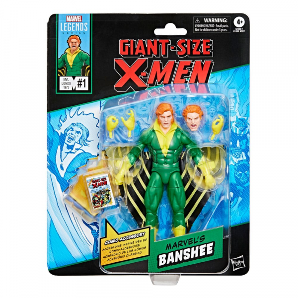 Banshee Actionfigur Marvel Legends Retro Collection, Giant-Size X-Men, 15 cm