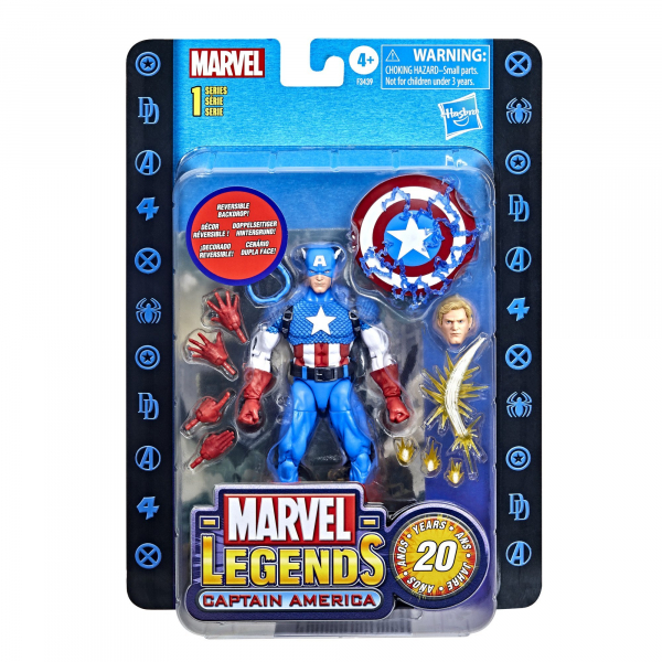 Captain America Actionfigur Marvel Legends 20th Anniversary, 15 cm