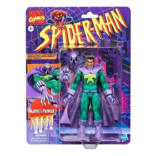 Prowler Action Figure Marvel Legends Retro Collection, Spider-Man, 15 cm