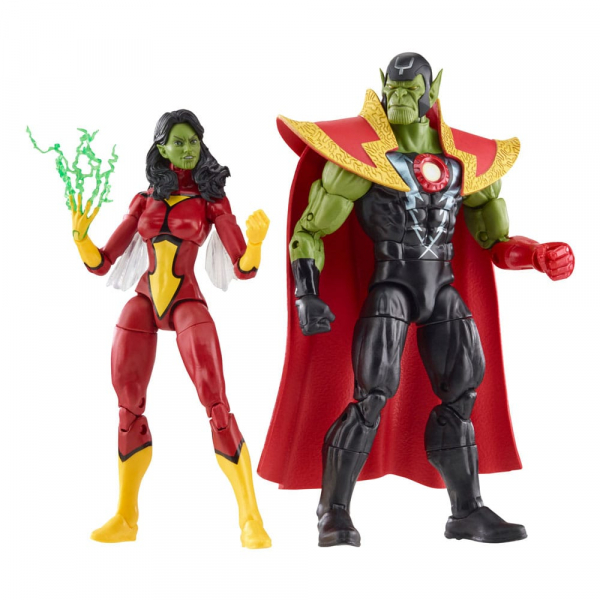 Skrull Queen & Super-Skrull Action Figure 2-Pack Marvel Legends, Avengers 60th Anniversary, 15 cm