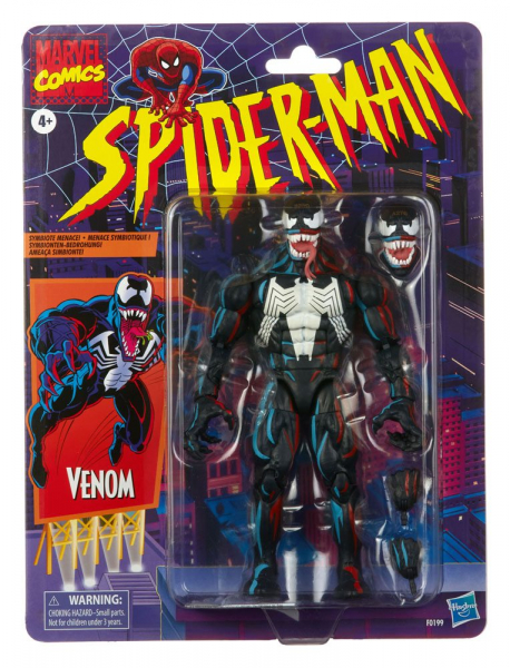 Venom Actionfigur Marvel Legends Retro Collection Exclusive, Spider-Man, 15 cm