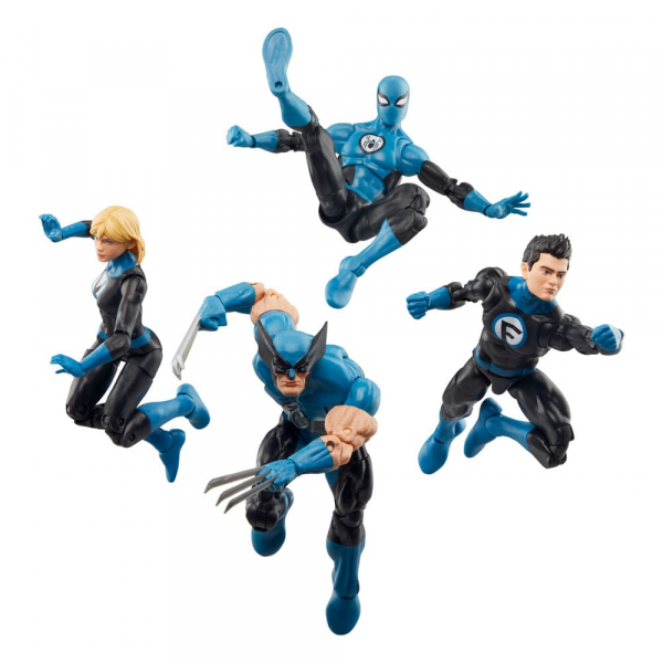 Wolverine & Spider-Man Action Figures Marvel Legends Exclusive, Fantastic Four, 15 cm