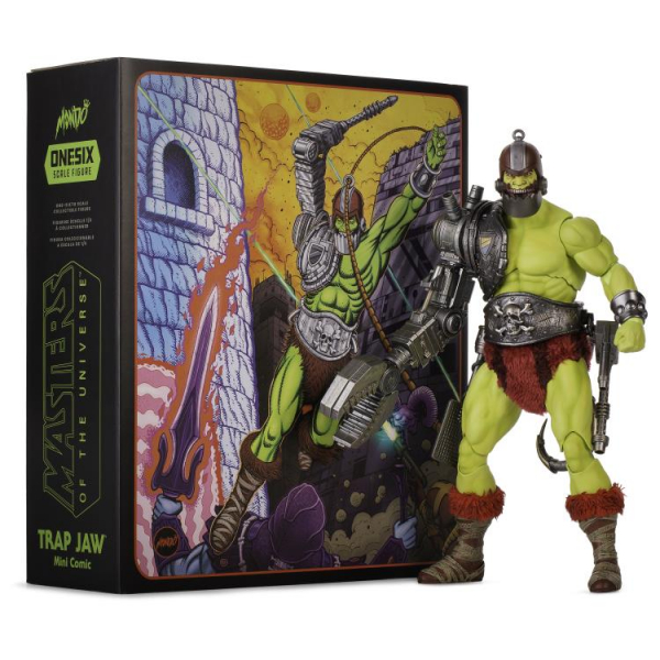 Trap Jaw (Mini Comic Ver.) Action Figure 1/6 Mondo Exclusive, Masters of the Universe, 30 cm