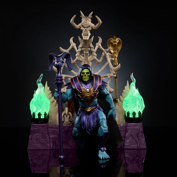 Skeletor & Thron Actionfigur Masterverse Exclusive, Masters of the Universe: New Eternia, 18 cm