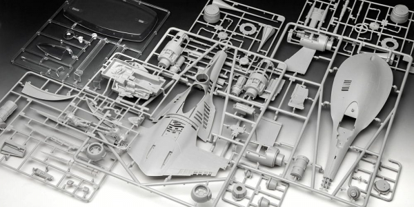 N-1 Starfighter Model Kit 1/24, Star Wars: The Mandalorian, 46 cm