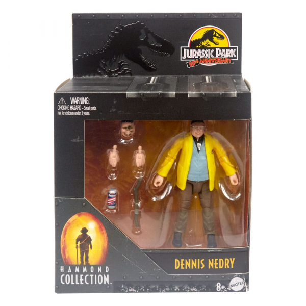 Dennis Nedry Actionfigur Hammond Collection, Jurassic Park, 10 cm