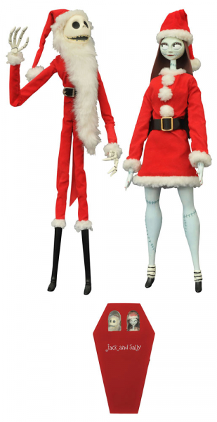 Santa Jack & Sally Puppen