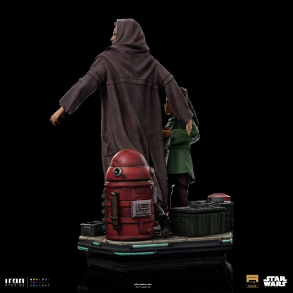 Obi-Wan & Young Leia Statue 1:10 Art Scale Deluxe, Star Wars: Obi-Wan Kenobi, 20 cm