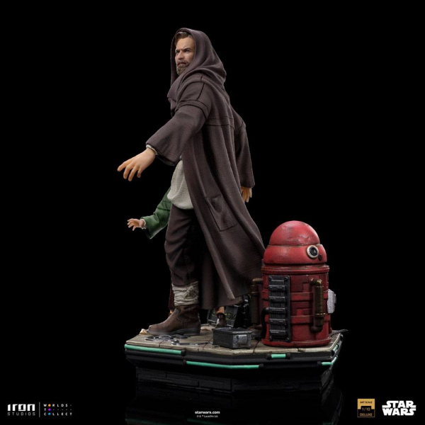 Obi-Wan & Young Leia Statue 1:10 Art Scale Deluxe, Star Wars: Obi-Wan Kenobi, 20 cm