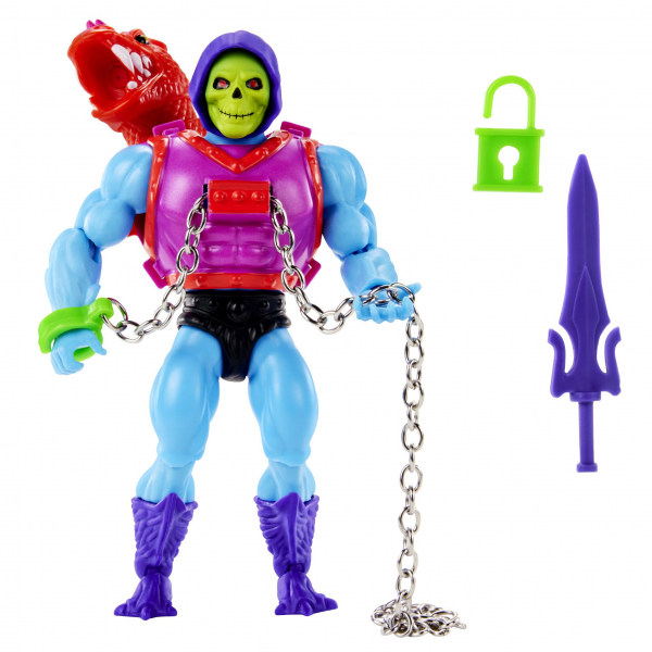 Dragon Blaster Skeletor Actionfigur MOTU Origins Deluxe, Masters of the Universe, 14 cm