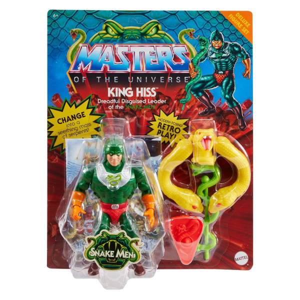 King Hiss Actionfigur MOTU Origins Deluxe, Masters of the Universe, 14 cm