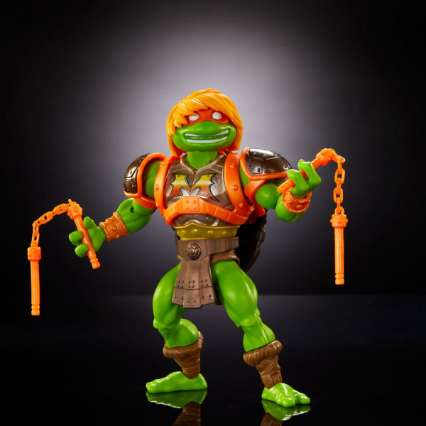 Michelangelo Action Figure MOTU Origins, Turtles of Grayskull, 14 cm